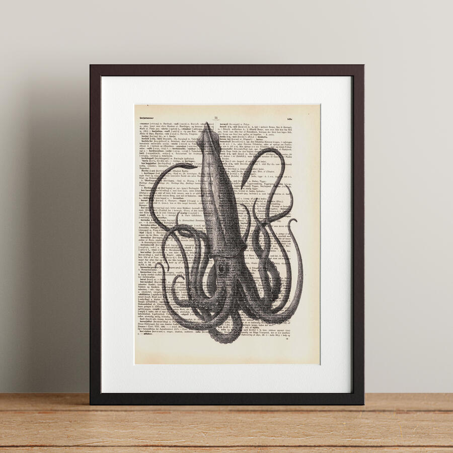 Giant Squid - 21x28.3cm - 5.900 kr