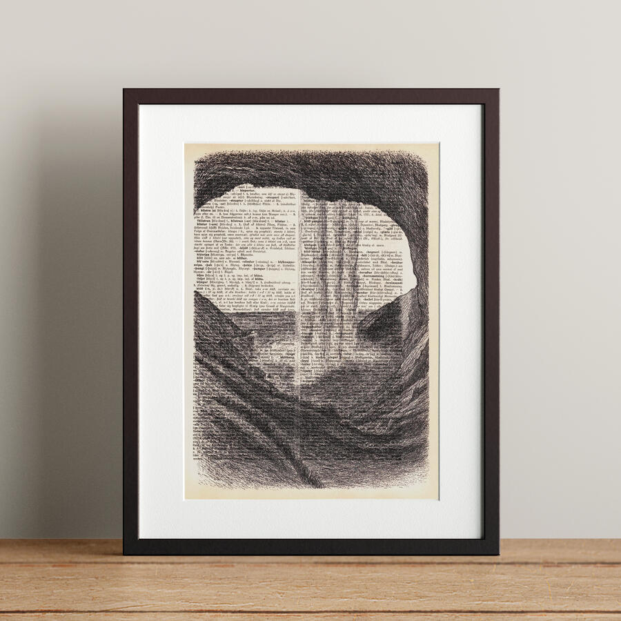 Seljalandsfoss 21x28.3cm 5900 kr